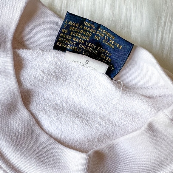 Le Best 90s Vintage Cancun Crewneck Sweatshirt White Pullover Sweater Sailboat S - Picture 2 of 5